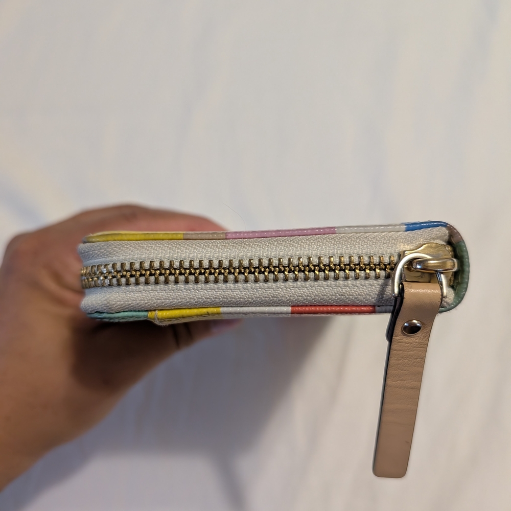 Colorful Striped Wallet - Picture 9 of 13